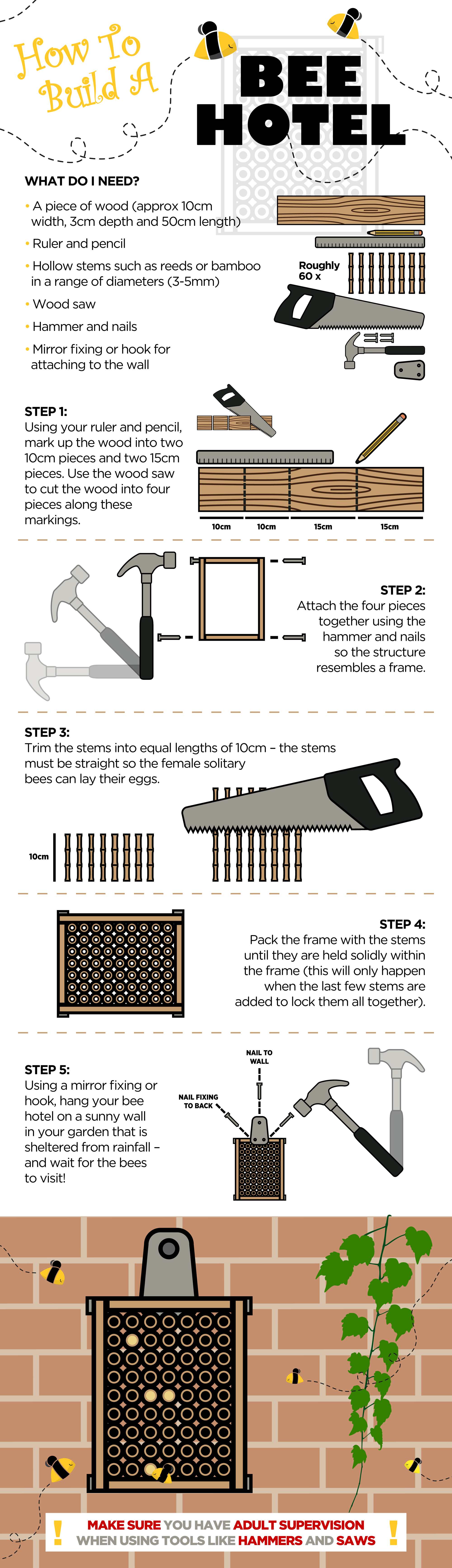 Build a bee hotel