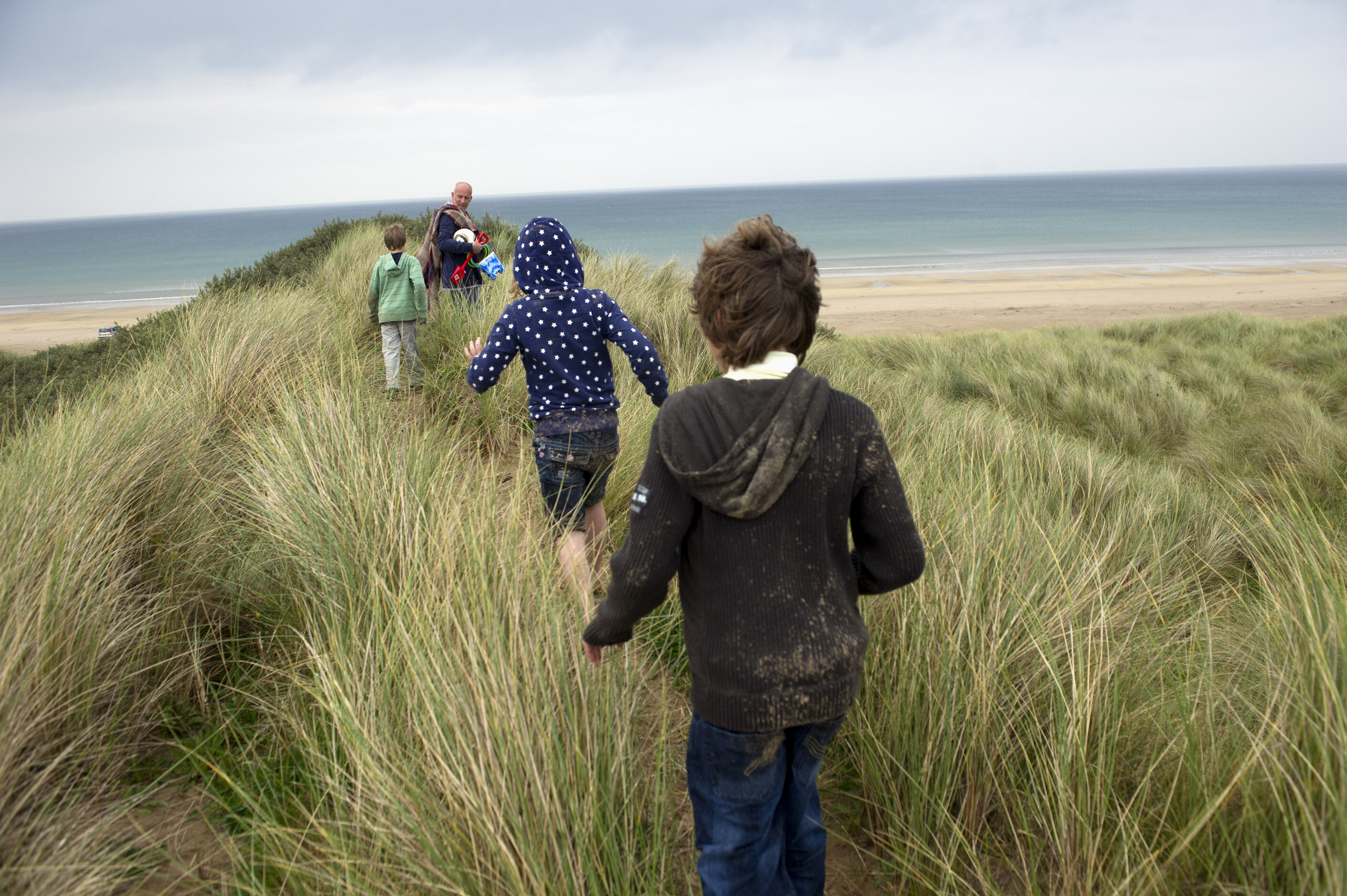 Family on Beach National Trust