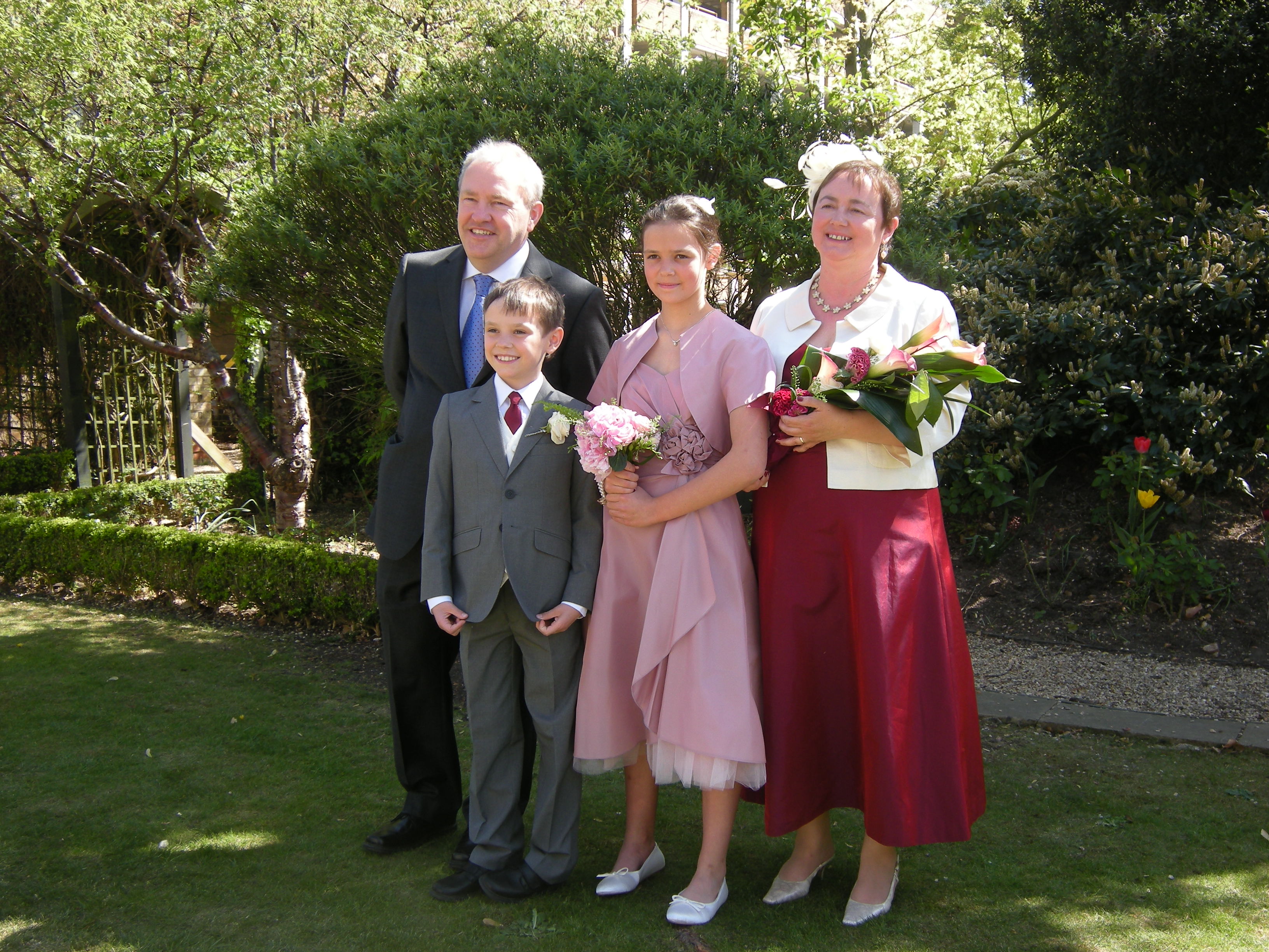 Louise, Harvey, Mathilde and Joe