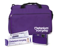 Metanium chaning bag and digital camera