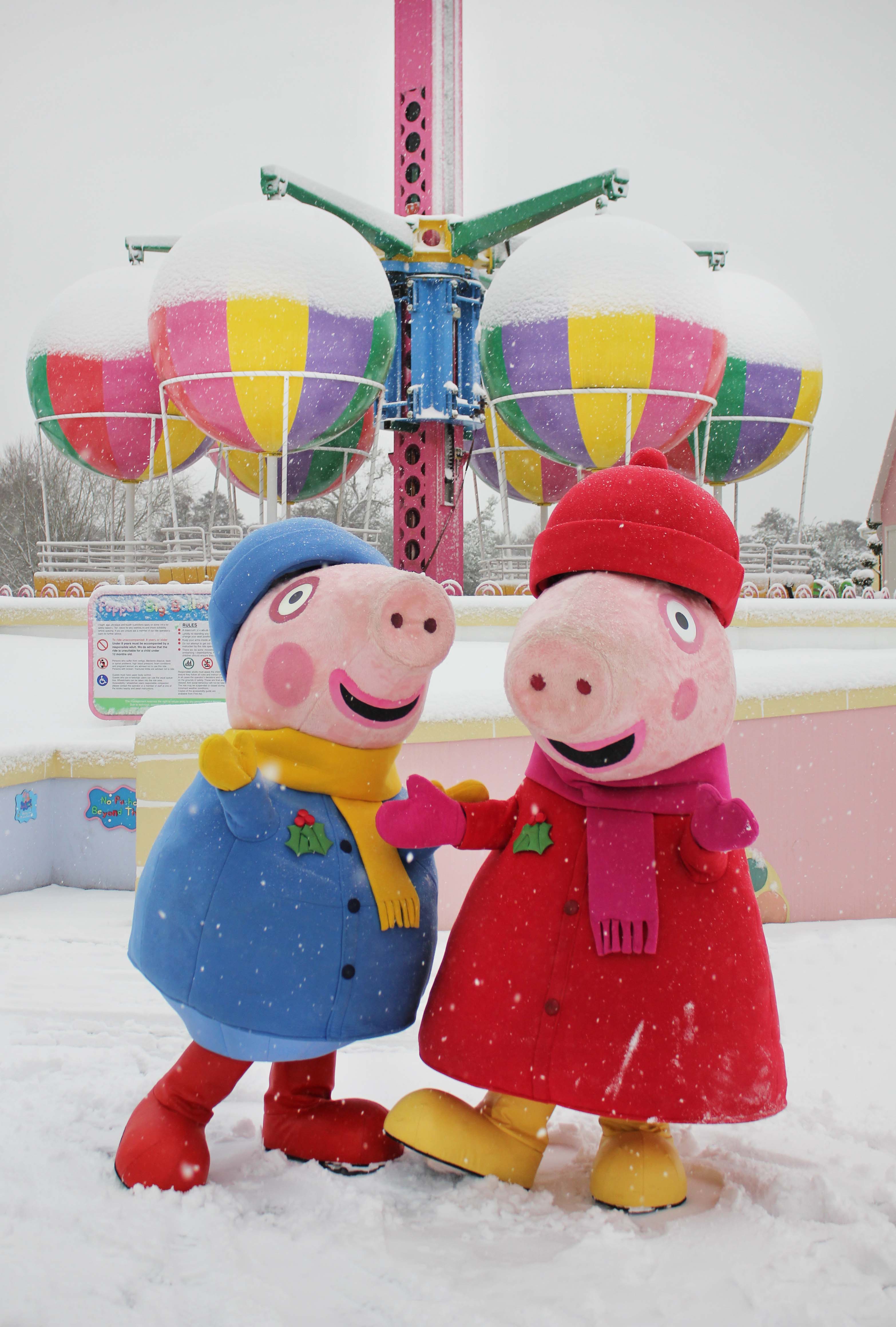 Peppa Pig & George at peppa Pig World