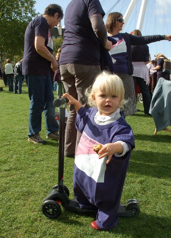 Pippa at London Bridgathon