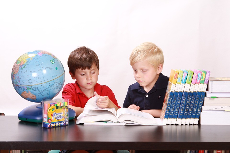 Children learning a language