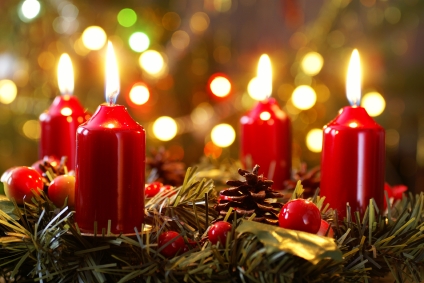 Christmas candles