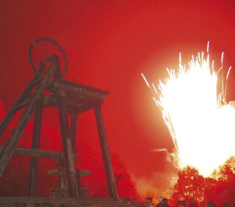 Fireworks night at Blists Hill Victorian Town