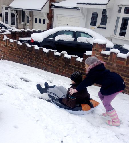 inflatable sledge