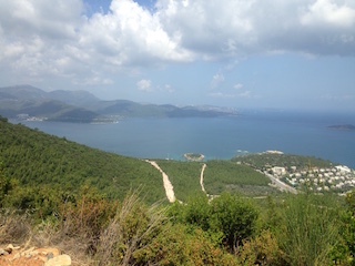 View on safari, Bodrum, Turkey